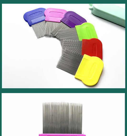Lice Comb Stainless Steel Pet Dog Flea Grooming Cleaning Hair Comb